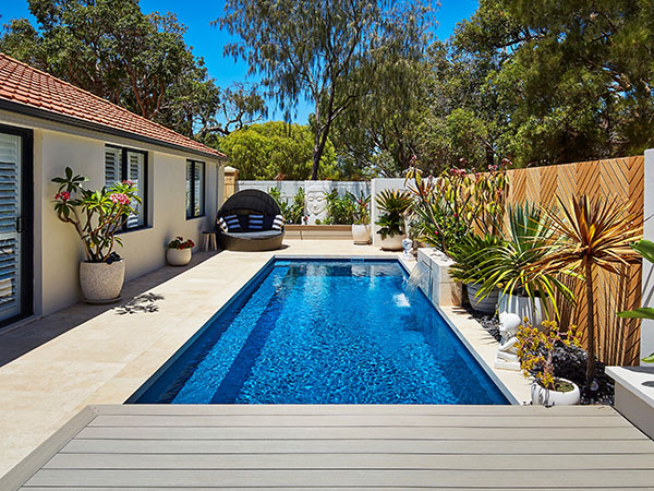 Luxury swimming pool by Port Pools By Design